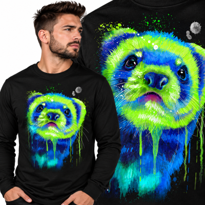 LONGSLEEVE ZWIERZĘTA   FRETKA